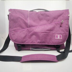 OIWAS Maroon Messenger Bag Travel Shoulder Laptop Bag NWOT